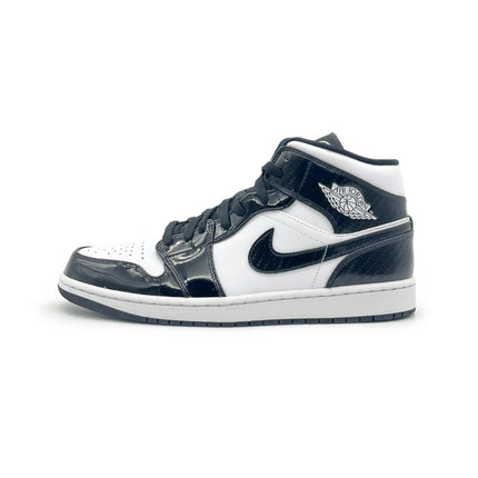 DD1649-001 Nike Air Jordan 1 Mid SE All-Star Carbon Fiber Black White Panda