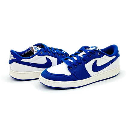 DX4981-103 Nike Air Jordan 1 Low KO Royal Blue White Kentucky Canvas (Men's)