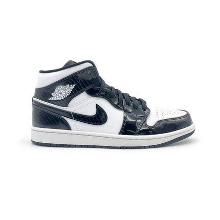 DD1649-001 Nike Air Jordan 1 Mid SE All-Star Carbon Fiber Black White Panda