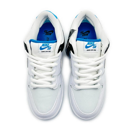 BQ6817-101 Nike SB Dunk Low Laser Blue White Black Grey