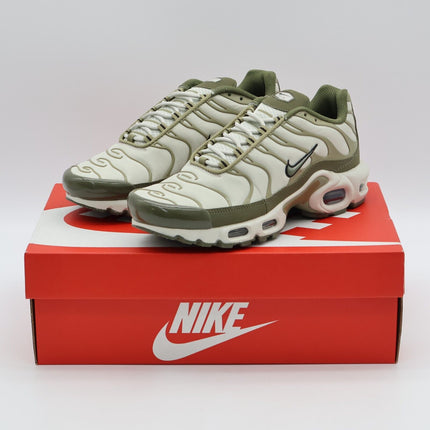 FB9722-002 Nike Air Max Plus Light Bone Neutral Olive Medium Green (Men's)