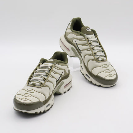 FB9722-002 Nike Air Max Plus Light Bone Neutral Olive Medium Green (Men's)