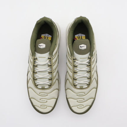 FB9722-002 Nike Air Max Plus Light Bone Neutral Olive Medium Green (Men's)