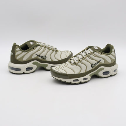 FB9722-002 Nike Air Max Plus Light Bone Neutral Olive Medium Green (Men's)