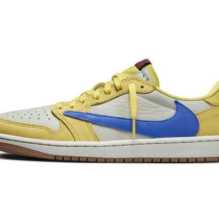 DZ4137-700 Travis Scott Nike Air Jordan 1 Retro Low OG Canary (Women's)