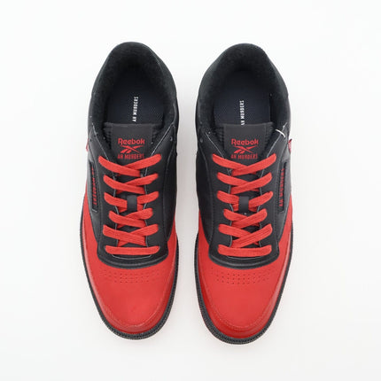 R00005 Redspider Junior atmos Reebok Club C 85 Black Red (Men's)