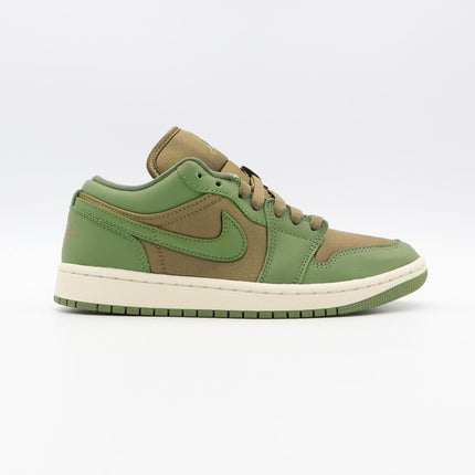 FB9893-300 Nike Air Jordan 1 Low SE Brown Kelp Sky J Light Olive (Women's)