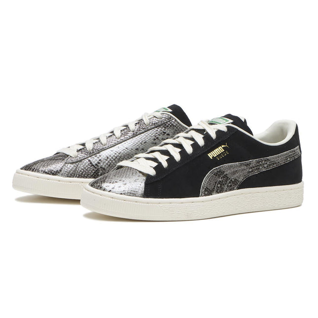 398706-02 Puma Suede Split Puma Black Smoky Gray (Men's)