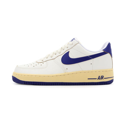 FQ8103-133 Nike Air Force 1 '07 Sail Pale Vanilla Gold Suede Deep Blue (Women's)