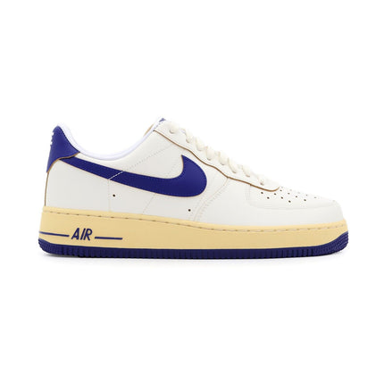 FQ8103-133 Nike Air Force 1 '07 Sail Pale Vanilla Gold Suede Deep Blue (Women's)