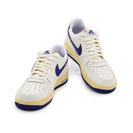 FQ8103-133 Nike Air Force 1 '07 Sail Pale Vanilla Gold Suede Deep Blue (Women's)