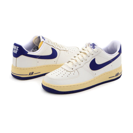 FQ8103-133 Nike Air Force 1 '07 Sail Pale Vanilla Gold Suede Deep Blue (Women's)