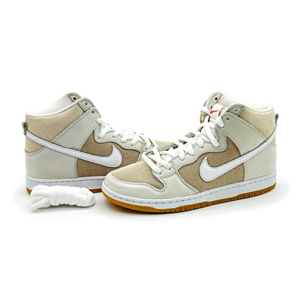 DA9626-100 Nike SB Dunk High Pro ISO Orange Label Unbleached Natural (Men's)