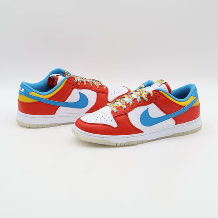 DH8009-600 Nike Dunk Low LeBron James Fruity Pebbles Habanero Red (Men's)