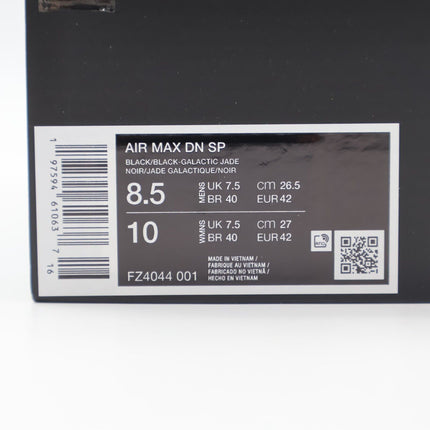 FZ4044-001 Supreme Nike Air Max DN Black Galactic Jade (Men's)