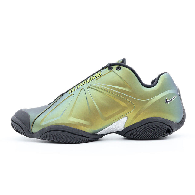 FB8934-700 Supreme Nike Air Zoom Courtposite Metallic Gold Black Green (Men's)