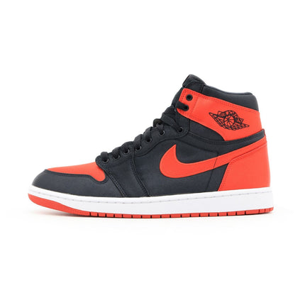 FD4810-061 Nike Air Jordan 1 Retro High OG Satin Bred Black White (Women's)