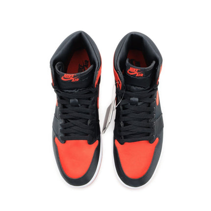 FD4810-061 Nike Air Jordan 1 Retro High OG Satin Bred Black White (Women's)