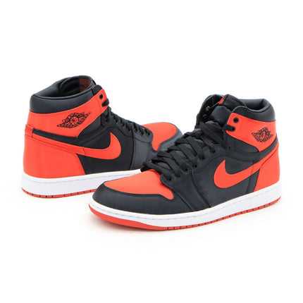 FD4810-061 Nike Air Jordan 1 Retro High OG Satin Bred Black White (Women's)