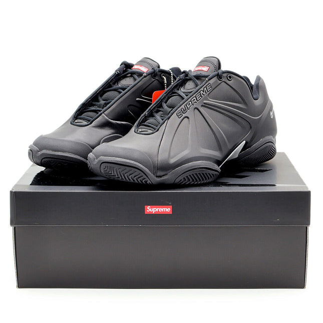 FB8934-001 Supreme Nike Air Zoom Courtposite Black Metallic Silver (Men's)