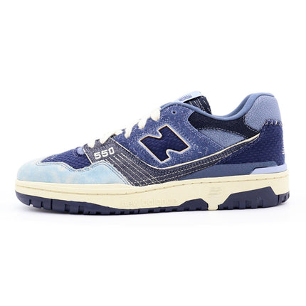 BB550J New Balance 550 Boro Pack Indigo Blue Denim White Sail (Men's)