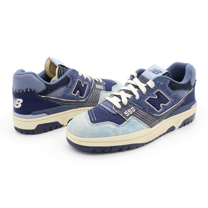 BB550J New Balance 550 Boro Pack Indigo Blue Denim White Sail (Men's)