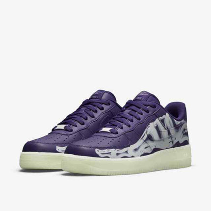 CU8067-500 Nike Air Force 1 Purple Skeleton (Men's)