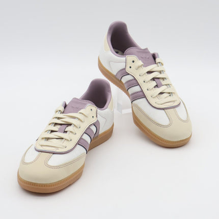 IE1417 adidas Originals Samba OG Cream Gold Metallic Preloved Fig (Women's)