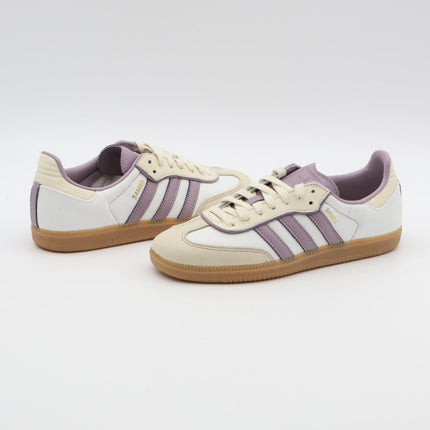 IE1417 adidas Originals Samba OG Cream Gold Metallic Preloved Fig (Women's)