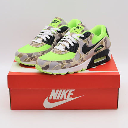 CW4039-300 Nike Air Max 90 Green Camo Ghost Green Black White (Men's)