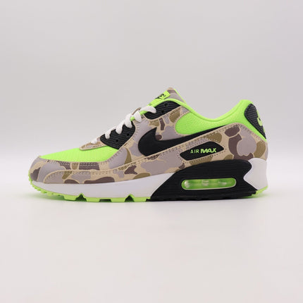 CW4039-300 Nike Air Max 90 Green Camo Ghost Green Black White (Men's)