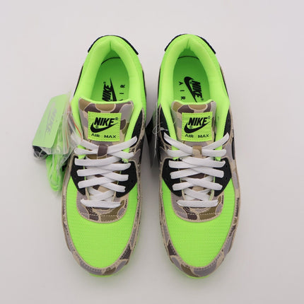 CW4039-300 Nike Air Max 90 Green Camo Ghost Green Black White (Men's)