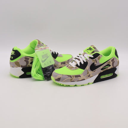 CW4039-300 Nike Air Max 90 Green Camo Ghost Green Black White (Men's)