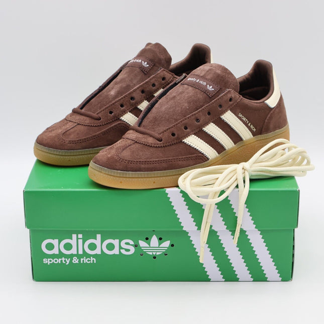 IH2612 Sporty & Rich adidas Handball Spezial Auburn Cream White (Men's)