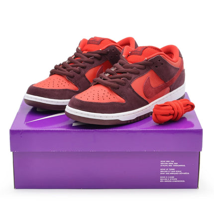 DM0807-600 Nike SB Dunk Low Fruity Pack Cherry Burgundy Crush Team Red (Men's)