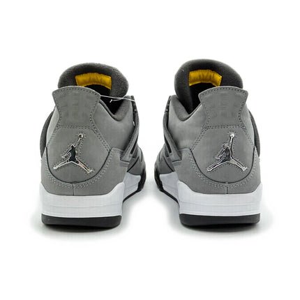 308497-007 Nike Air Jordan 4 Retro Cool Grey Chrome Dark Charcoal White Steel