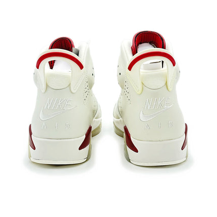 384664-116 Nike Air Jordan 6 Retro Maroon White Red Cream Ivory Burgundy Wine