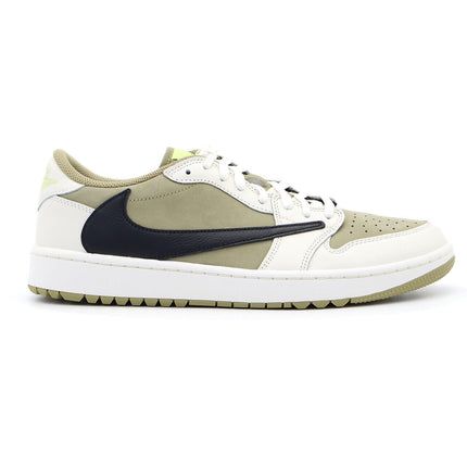 FZ3124-200 Travis Scott Nike Air Jordan 1 Low Golf NRG Neutral Olive (Men's)