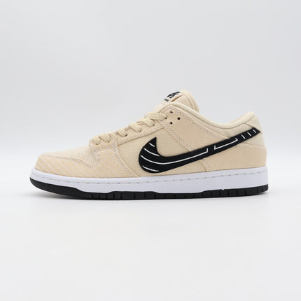 FD2627-200 Albino & Preto Nike SB Dunk Low Pro Pearl White Fossil Sail (Men's)