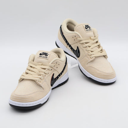 FD2627-200 Albino & Preto Nike SB Dunk Low Pro Pearl White Fossil Sail (Men's)