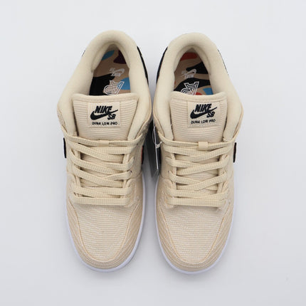 FD2627-200 Albino & Preto Nike SB Dunk Low Pro Pearl White Fossil Sail (Men's)