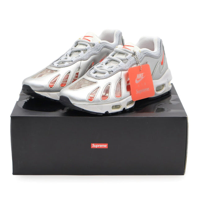 CV7652-001 Nike Air Max 96 Supreme Metallic Silver Bullet Speed Red (Men's)