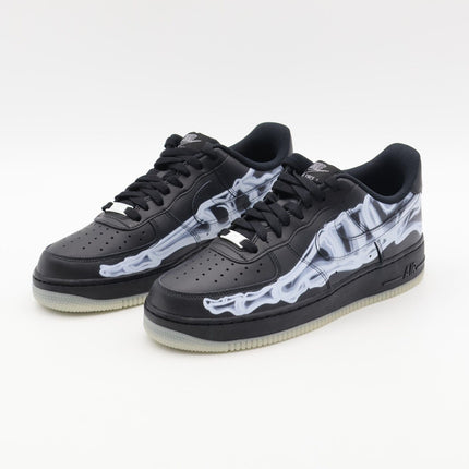 Size 9.5 - BQ7541-001 Nike Air Force 1 '07 QS Black Skeleton