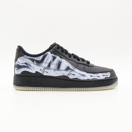 Size 9.5 - BQ7541-001 Nike Air Force 1 '07 QS Black Skeleton