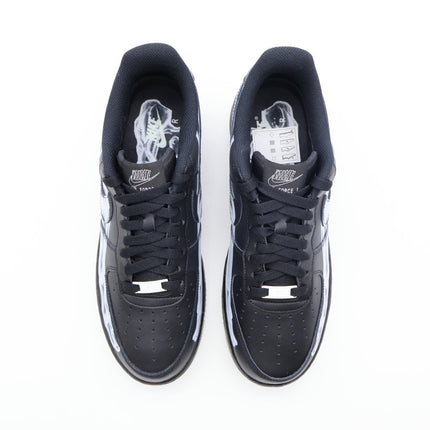 Size 9.5 - BQ7541-001 Nike Air Force 1 '07 QS Black Skeleton