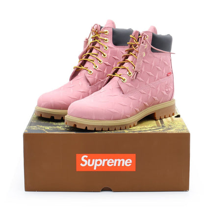 TB0A6DF9661 Supreme Timberland Diamond Plate 6inch Premium Waterproof Boot Pink