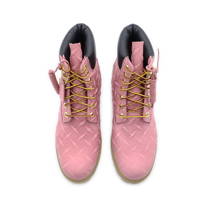 TB0A6DF9661 Supreme Timberland Diamond Plate 6inch Premium Waterproof Boot Pink