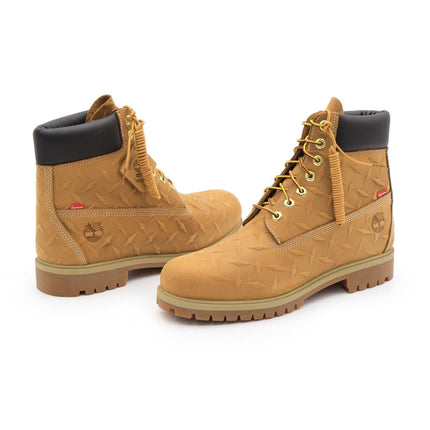 TB0A6DD4231 Supreme Timberland Diamond Plate 6inch Premium Waterproof Boot Wheat