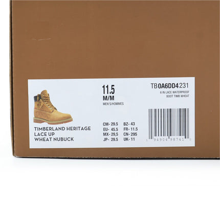 TB0A6DD4231 Supreme Timberland Diamond Plate 6inch Premium Waterproof Boot Wheat