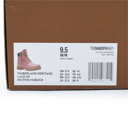 TB0A6DF9661 Supreme Timberland Diamond Plate 6inch Premium Waterproof Boot Pink